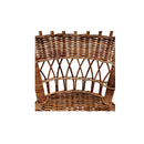 2 Pcs Outdoor Chairs Natural Rattan Brown