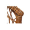 2 Pcs Outdoor Chairs Natural Rattan Brown