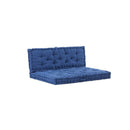 2 Pcs Pallet Floor Cushions Cotton Light Blue