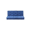2 Pcs Pallet Floor Cushions Cotton Light Blue