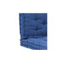 2 Pcs Pallet Floor Cushions Cotton Light Blue