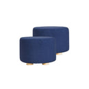 2 Pcs Round Foot Stool