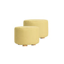 2 Pcs Round Foot Stool