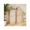 2 Pcs Sideboards Solid Wood Pine