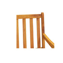 2 Pcs Wood Garden Chairs Solid Acacia