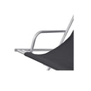 2 Pcs Steel Reclining Deck Chairs