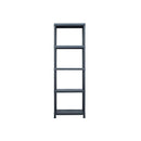 2 Pcs Storage Shelf Plastic Racks Black