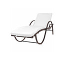 2 Pcs Sun Loungers With Table Poly Rattan