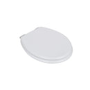 2 Pcs Toilet Seats With Soft Close Lids Mdf White