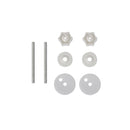 2 Pcs Toilet Seats With Soft Close Lids Mdf White