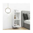 2 Pcs Wall Cabinets White 37 X 37 X 37 Cm Chipboard