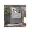 2 Pcs Wall Mounted Bedside Cabinets
