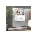 2 Pcs Wall Mounted Bedside Cabinets