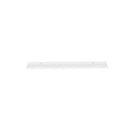 2 Pcs Wall Shelves White 100 X 9 X 3 Cm