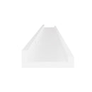 2 Pcs Wall Shelves White 100 X 9 X 3 Cm