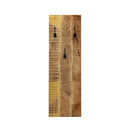 2 Pcs Wallmounted Coat Racks Solid Mango Wood