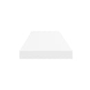 2 Pcs White Floating Wall Shelves Honeycomb Mdf