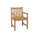 2 Pcs With Anthracite Cushions Solid Teak Wood Garden Chairs