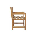 2 Pcs With Anthracite Cushions Solid Teak Wood Garden Chairs