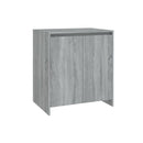 2 Piece Sideboard Grey Sonoma Engineered Wood