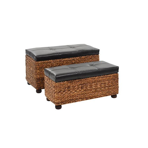 2 Pieces Bench Set Seagrass