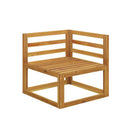 2 Seater Garden Bench With Cream White Cushions