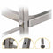 2 Tier Stainless Steel Kitchen Trolley Bowl Collect Service Foodcart