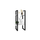 2 Tier White Book Cabinet 40 X 30 X 70 Cm Engineered Wood