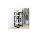 2 Tier White Book Cabinet 40 X 30 X 70 Cm Engineered Wood
