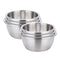 2X 3Pcs Matte Stainless Steel Mixing Bowl