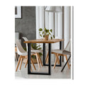 2X Coffee Dining Steel Table Vintage Bench Metal Box