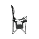 2X Folding Camping Chairs Arm Chair Portable Outdoor Beach Fishing Bbq