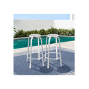 2X Outdoor Bar Stools Patio Furniture Indoor Bistro Kitchen Aluminum