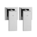 Brass Shower Mixer Head Hot And Cold Bathroom Tap Chrome