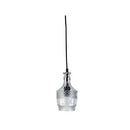 Retro Vintage Cut Clear Glass Pendant