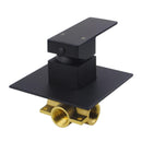 Ottimo Nero Square Matte Black Shower/Bath/Basin Mixer