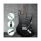 Alpha Strat Style Electirc Guitar Black with Carry Bag