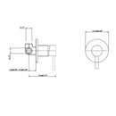 Euro Round Chrome Shower/Bath/Basin Mixer