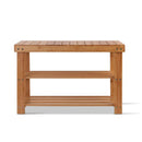 Bamboo Shoe Rack Wooden Seat Bench Organizer Shelf Stool
