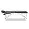 2 Fold Portable Aluminum Massage Bed Black 55cm