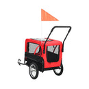 2 In 1 Pet Bike Trailer And Jogging Stroller
