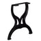 2 Pieces Cast Iron X-Frame Bench Legs
