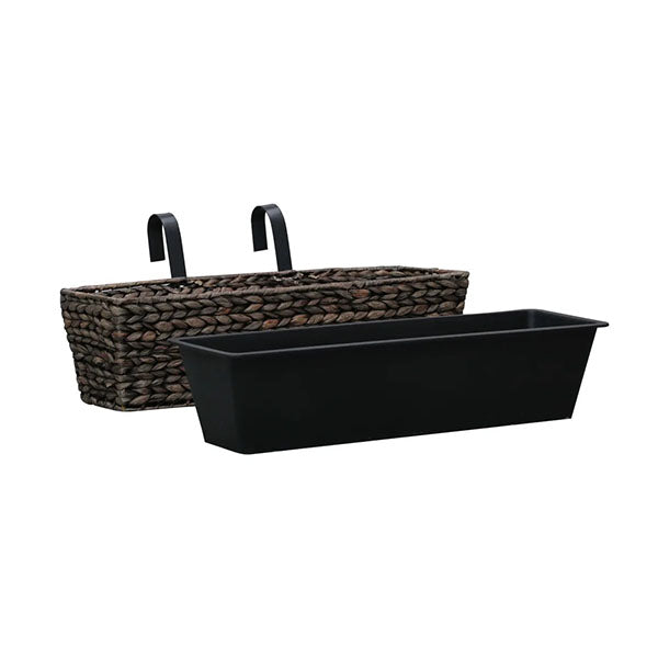 2 Pcs Brown Garden Planters Water Hyacinth
