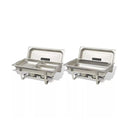 2 Piece Chafing Dish Set Stainless Steel