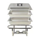 2 Piece Chafing Dish Set Stainless Steel