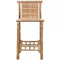 2 Pieces Bamboo Bar Stools Bamboo