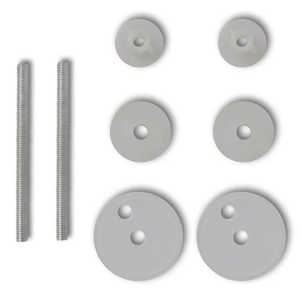 2 Pieces MDF Toilet Seats with Hard Close Lids Sea Star