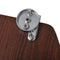 2 Pieces Brown MDF Toilet Seats with Hard Close Lids