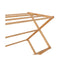 Bamboo Clothes Dry Rack Foldable Towel Hanger Laundry Drying