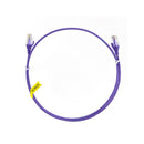 2M Cat 6 Ultra Thin Lszh Pack Of 10 Ethernet Network Cable Purple